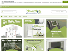 Tablet Screenshot of novatel.ie