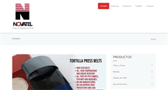 Desktop Screenshot of novatel.com.mx