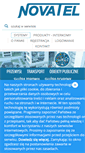 Mobile Screenshot of novatel.pl
