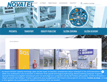 Tablet Screenshot of novatel.pl