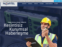 Tablet Screenshot of novatel.com.tr